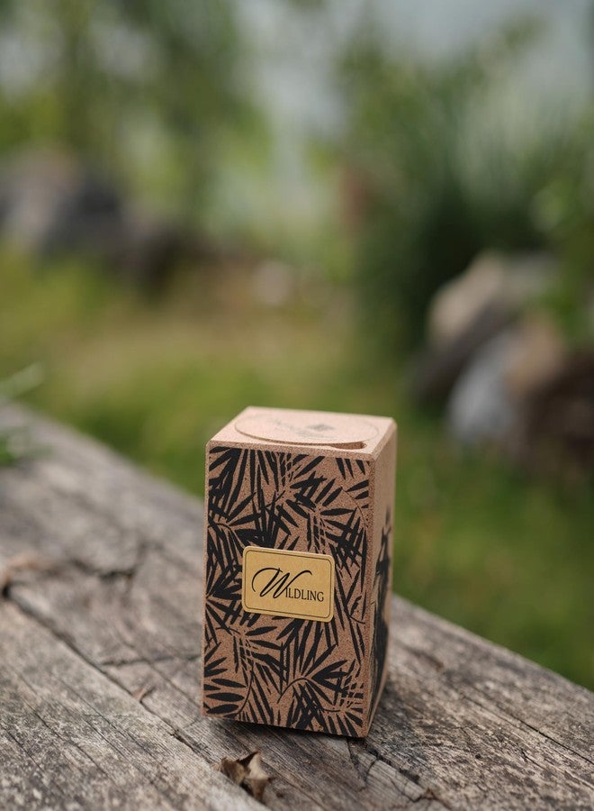 Wildling Passing Stranger | Tobacco, Vanilla, Rose Scented Soy Candle in Long-Lasting Cork Box (Black) - Image 5